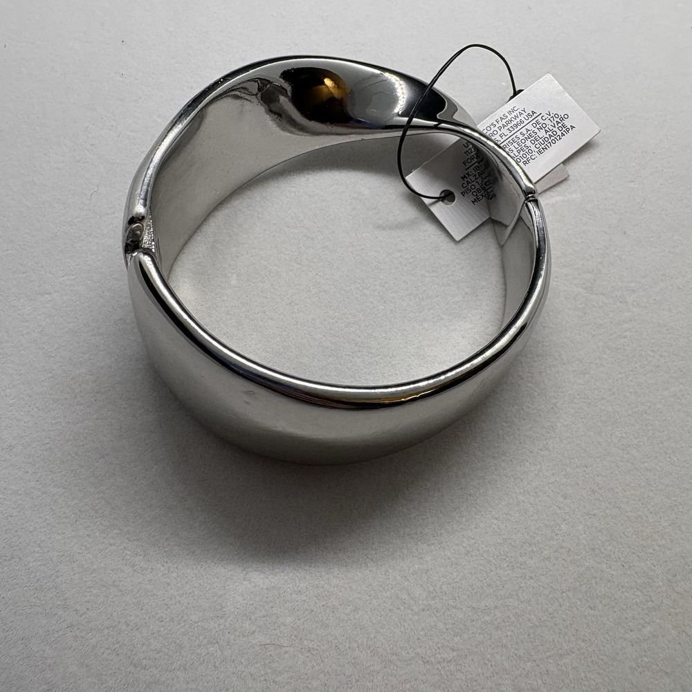Silver Chicos Twisted Hinge Bracelet Cuff